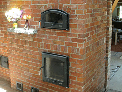 a masonry stove